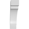 Ekena Millwork 3 1/2-in. W x 14-in. D x 14-in. H Merced Architectural Grade PVC Knee Brace BRCP035X14X14MRC - alternate 2
